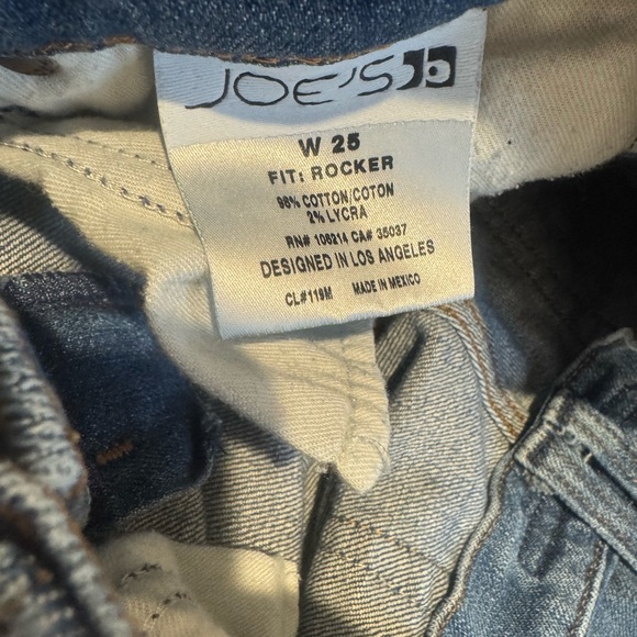 VINTAGE JOE’s JEANS ROCKER FIT FLARE LEG jeans women’s size 25 - Picture 7 of 16